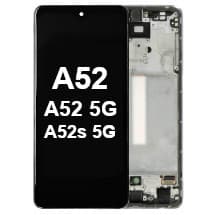 OLED & Frame Assembly for Samsung Galaxy A52, A52 5G, & A52s 5G (Awesome Violet) [Premium]