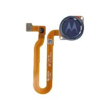 Fingerprint Scanner for Motorola One Action (Denim Blue) [Genuine OEM]