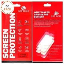 GRIP Tempered Glass Screen Protector for Apple iPhone 12 & 12 Pro (50 Pack)