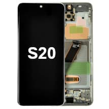 OLED & Frame Assembly for Samsung Galaxy S20 (Cosmic Gray) [OEM Service Pack]