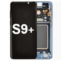 OLED & Frame Assembly for Samsung Galaxy S9+ (Coral Blue) [OEM Service Pack]