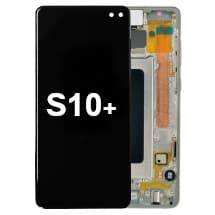OLED & Frame Assembly for Samsung Galaxy S10+ (Prism White) [OEM Service Pack]