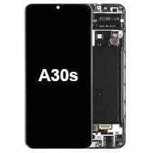 OLED & Frame Assembly for Samsung Galaxy A30s [OEM Service Pack]