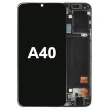 OLED & Frame Assembly for Samsung Galaxy A40 [OEM Service Pack]