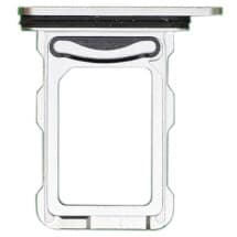 SIM Card Tray for Apple iPhone 16 Pro & 16 Pro Max (Dual, White Titanium)