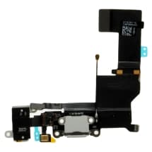 Charge Port & Headphone Jack Flex for Apple iPhone 5S (White)