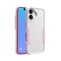 CLICK Impact Case for Apple iPhone 17 (White & Pink)