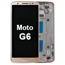 LCD & Frame Assembly for Motorola Moto G6 (Blush) [Genuine OEM]