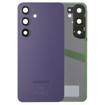 Back Glass & Camera Lenses for Samsung Galaxy S24 (Cobalt Violet) [OEM Service Pack]