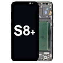 OLED & Frame Assembly for Samsung Galaxy S8+ (Midnight Black) [Premium]