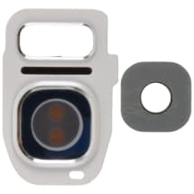Glass Camera Lens & Bezel Bracket for Samsung Galaxy S7 & S7 Edge (White)