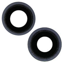 Glass Camera Lenses & Bezel Set for Apple iPhone 13 & 13 Mini (Midnight) [Aftermarket]