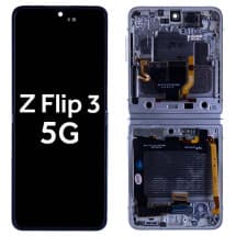 Inner OLED & Frame Assembly for Samsung Galaxy Z Flip3 5G (International, Yellow) [Premium]