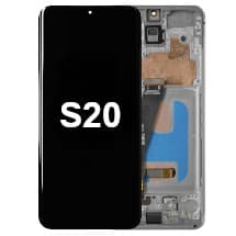 OLED & Frame Assembly for Samsung Galaxy S20 (Cloud White) [Aftermarket]