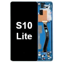 OLED & Frame Assembly for Samsung Galaxy S10 Lite (Prism Blue) [Premium]