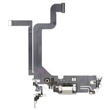 Charge Port Flex for Apple iPhone 14 Pro Max (Silver) [Premium]