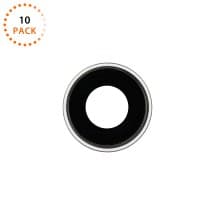 Sapphire Glass Camera Lens & Bezel for Apple iPhone XR (White) [Premium] (10 Pack)