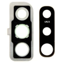 Glass Camera Lens & Bezel Bracket for Samsung Galaxy A50 (White)