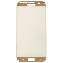 Full Coverage Tempered Glass Screen Protector for Samsung Galaxy S7 Edge (Mirror Gold)