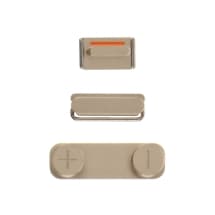 Cosmetic Button Set for Apple iPhone 5S & SE (Gold)