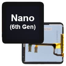 LCD Assembly for Apple iPod Nano (6th Gen, Black) [Premium]