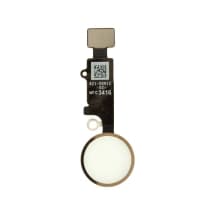 Cosmetic Home Button Assembly for Apple iPhone 7 & 7 Plus (White & Gold)