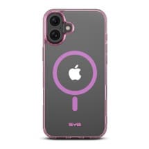 SYB Clear Case for Apple iPhone 16 (Pink)