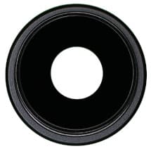 Sapphire Glass Camera Lens & Bezel for Apple iPhone 16e & 17e (Black) [Premium]