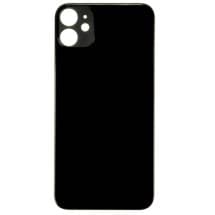 Big Hole Back Glass for Apple iPhone 11 (Black) [Aftermarket]