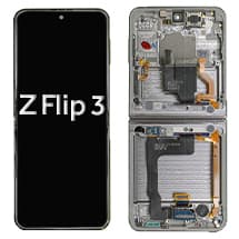 Inner OLED & Frame Assembly for Samsung Galaxy Z Flip4 (Mint) [OEM Service Pack]