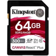 Kingston Canvas React Plus SD Card (64GB)