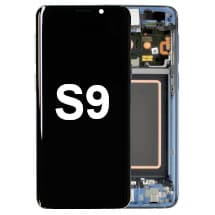 OLED & Frame Assembly for Samsung Galaxy S9 (Coral Blue) [OEM Service Pack]