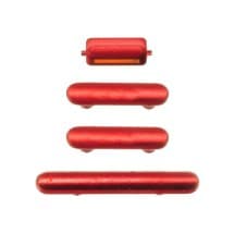 Cosmetic Button Set for Apple iPhone XR (Red)