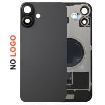 Back Glass, Magnets, & Camera Lenses for Apple iPhone 16 Plus (Black) [Aftermarket]