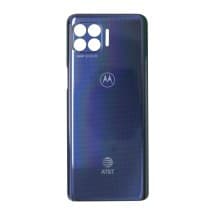 Back Plastic for Motorola One 5G, 5G UW, & Moto G 5G Plus (Surfing & Oxford Blue, AT&T) [Genuine OEM]