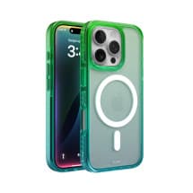 CLICK Clear Ombre Case for Apple iPhone 16 Pro (Green Blue)