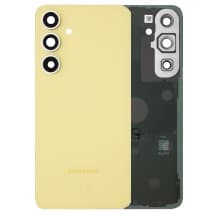 Back Glass & Camera Lenses for Samsung Galaxy S24 FE (Yellow) [OEM Service Pack]