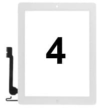 Digitizer & Home Button for Apple iPad 4 (White)