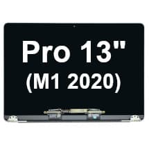 LCD Assembly for Apple MacBook Pro 13" (M1 2020) (Space Gray, No Logo) [Premium]