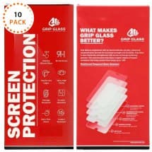 GRIP Tempered Glass Screen Protector for Apple iPhone 14 Pro (10 Pack)