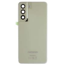 Back Glass & Camera Lenses for Samsung Galaxy S21 FE (Olive) [OEM Service Pack]