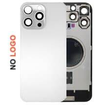 Back Glass, Magnets, & Camera Lenses for Apple iPhone 16 Pro Max (White Titanium) [Aftermarket]