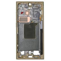 Screen Frame for Samsung Galaxy S24 Ultra (International, Titanium Yellow) [OEM Service Pack]