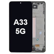 LCD & Frame Assembly for Samsung Galaxy A33 5G (Black) [Aftermarket]