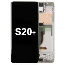 OLED & Frame Assembly for Samsung Galaxy S20+ (Cloud White) [OEM Service Pack]