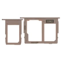 SIM & microSD Card Tray Set for Samsung Galaxy J7 Pro (2017) (Dual, Pink)
