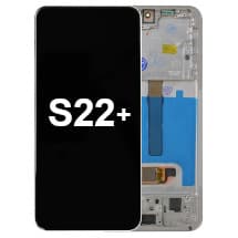 OLED & Frame Assembly for Samsung Galaxy S22+ (Phantom White & Sky Blue) [Aftermarket]