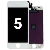 LCD & Frame Assembly for Apple iPhone 5 (White) [Basic]