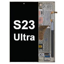 OLED & Frame Assembly for Samsung Galaxy S23 Ultra (Cream) [Premium]