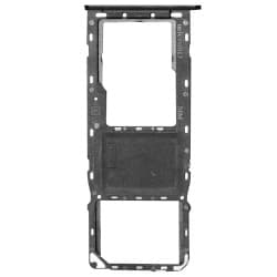 SIM & microSD Card Tray for Samsung Galaxy A21 (Single, Black)